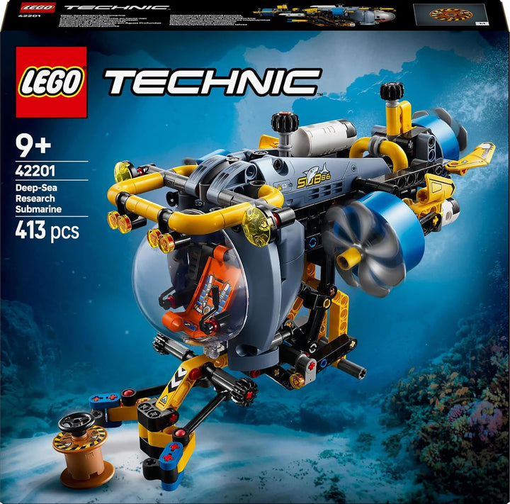 Submarin LEGO Technic Deep Sea Explorer, jucărie de construit pentru copii, băieți și fete de la 9 ani, idei creative de cadouri pentru ziua de naștere, vehicul construibil, cu elice rotative 42201