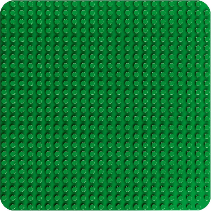 Placă de construcție LEGO DUPLO în verde, Jucărie de construcție pentru copii mici de la 18 luni, Pentru afișarea modelelor, Permite preșcolarilor să construiască creativ și să se joace imaginativ, Jucărie educațională 10460