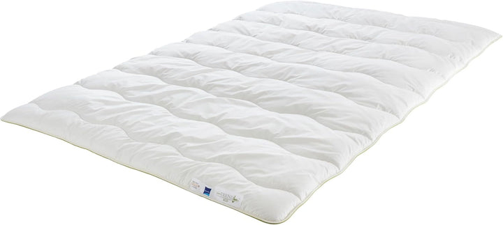 Badenia Trendline Eco quilt Aerelle Blue Duo 135 X 200 Cm, Alb, certificat Öko- Tex, Produs în conformitate cu standardul de calitate german