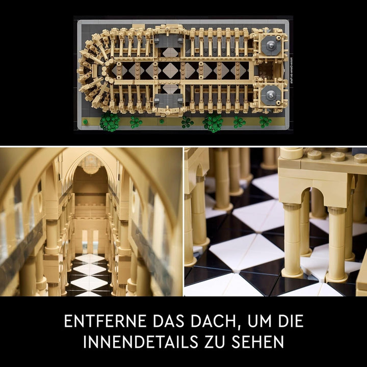 LEGO Architecture Notre-Dame De Paris, piesă de colecție pentru adulți, suvenir din Franța, cadou pentru femei, bărbați, globetrotteri și toți pasionații de istorie, model arhitectural 21061