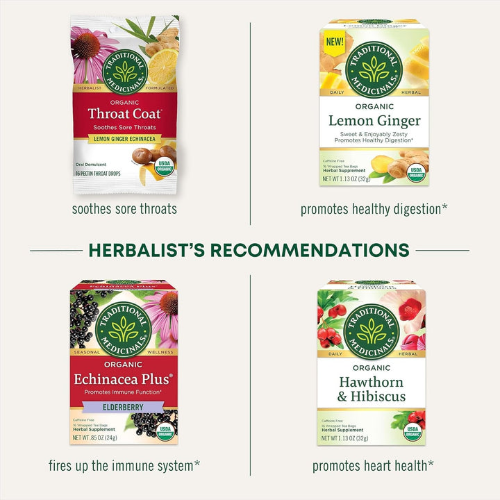 Organic Immune Zoom Lemon Ginger Tea - 16 Ct. Tea USA Naty Shop