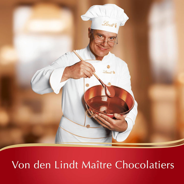 Lindt Schokolade LINDOR Home Office Box | 933 G | Ca. 74 Kugeln Mit Zartschmelzender Füllung, Sorten: Milch, Dark 45%, Erdbeer-Sahne, Cocos, Stracciatella | Pralinengeschenk | Großpackung