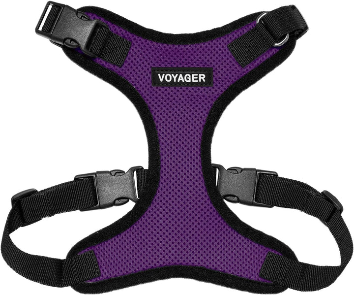 Kit Voyager, Ham anti-evadare pentru pisici cu lesă de 1,5 m, cusături reflectorizante, mâner din neopren, pentru pisici mici, medii și mari, garnitură verde lime/negru, mărimea XS