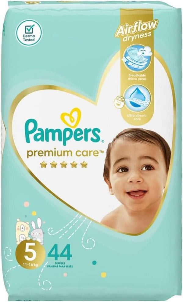 Pampers Premium Care scutece, mărimea 5 , 11 - 18 kg , 44 buc