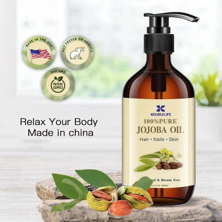 Ulei de jojoba organic 1 litru, 100% pur