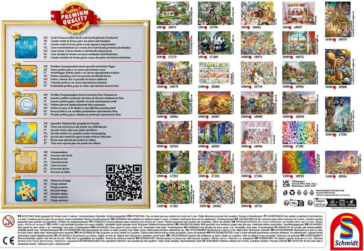 Schmidt Spiele 58390 Câine selfie, puzzle jigsaw 500 piese