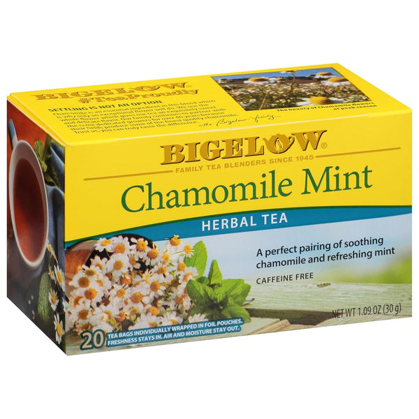 Chamomile Mint Herbal Tea, Caffeine Free Tea with Chamomile Mint, 20 Count Box (Pack of 6), 120 Total Tea Bags Tea USA Naty Shop Default Title