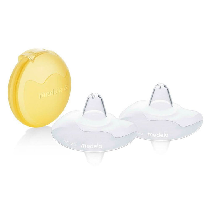 Medela Contact Brusthütchen – Bpa-Frei – Aus Ultradünnem, Weichem Silikon – Inklusive 2 Brusthütchen Und Etui – 20 Mm, Medium