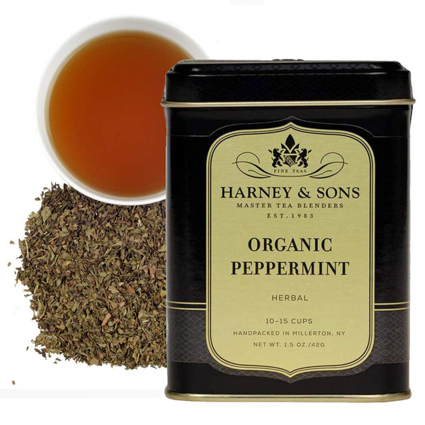 Organic Loose Tea, Peppermint, 1.5 Ounce Tea USA Naty Shop Peppermint 1.5 Ounce (Pack Of 1)