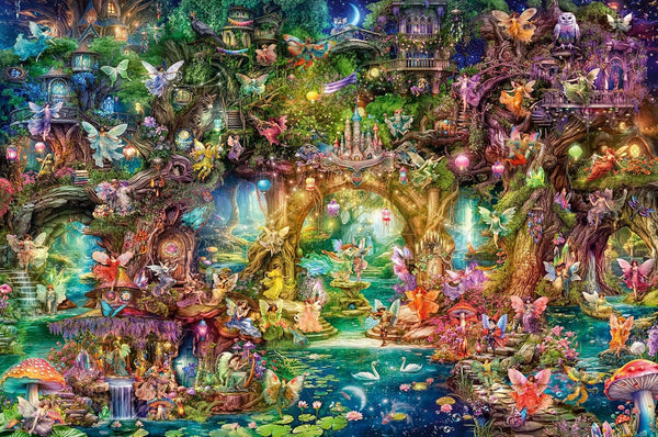 Ravensburger Puzzle 12000810 - Lumea ascunsă a zânelor - puzzle jigsaw de 4000 de piese pentru adulți cu vârsta de peste 14 ani