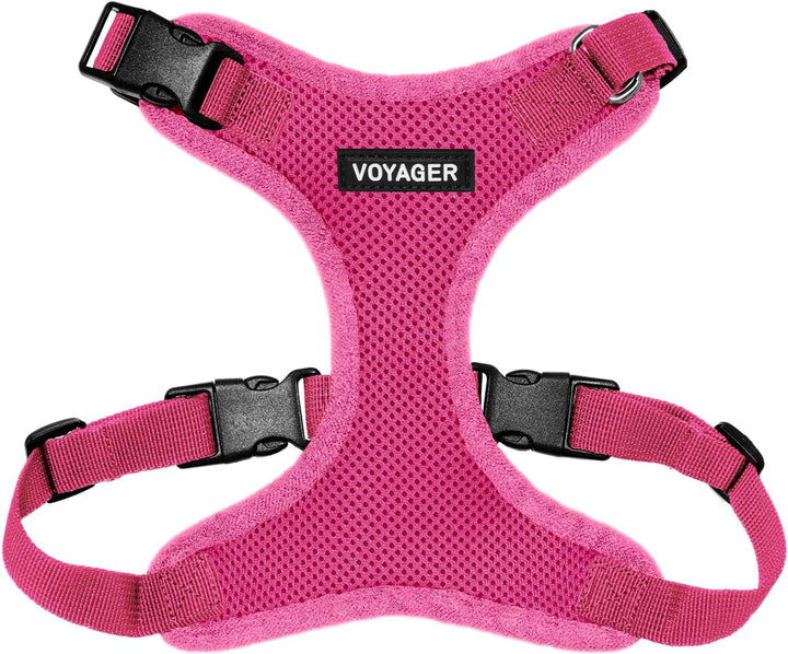 Kit Voyager, Ham anti-evadare pentru pisici cu lesă de 1,5 m, cusături reflectorizante, mâner din neopren, pentru pisici mici, medii și mari, garnitură verde lime/negru, mărimea XS