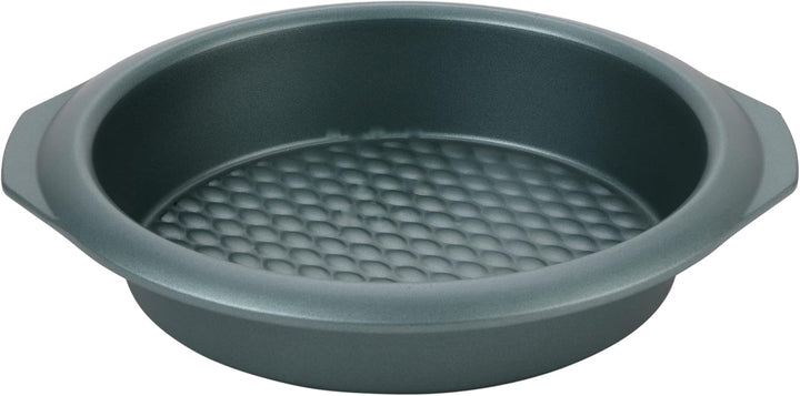 Progress BW09819G2EU7 Shimmer Kollektion, Runde Backform Aus Kohlenstoffstahl Mit Antihaftbeschichtung, Ideal Für Pies, Kuchen, Torten Und Quiches, 28 Cm, Grün