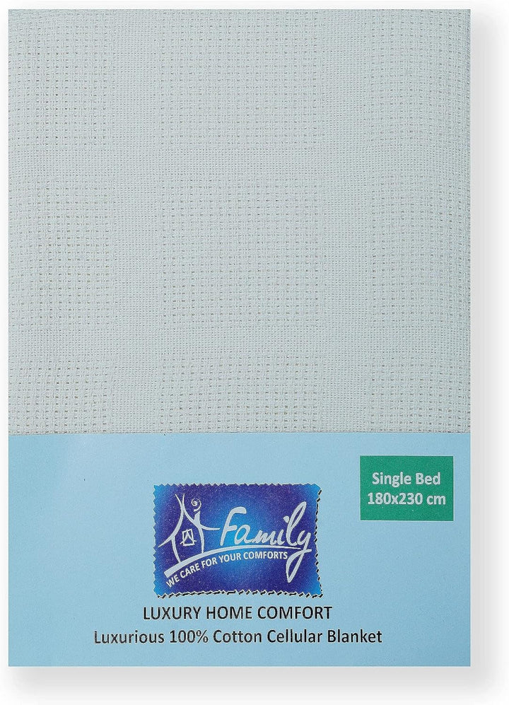 Family Bedding Pătură celulară roz pentru pat dublu, bumbac, cuvertură de pat mare, reversibilă, ușoară, termică, moale, pătură celulară tradițională, 230 X 230 cm