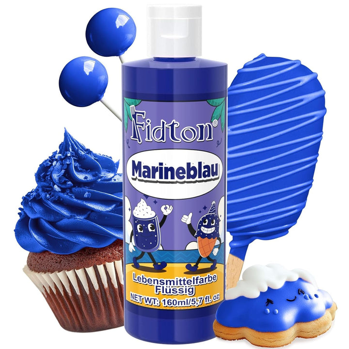 Lebensmittelfarbe Gel - Fidton 12 Farben Hochkonzentrierte Lebensmittelfarben, Food Coloring Set Für Lebensmittel Farben, Fondant, Essbare Tortendeko, Eier Färben, Backen, Glasur, Makronen - 6 Ml
