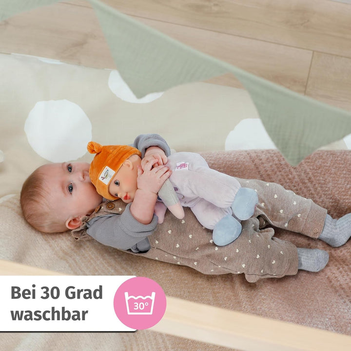 Baby Annabell pentru bebeluși Sweetie Sand 30Cm, păpușă moale 30Cm mare din țesătură cu zornăitor integrat, pentru nou-născuți, 710722 Zapf Creation