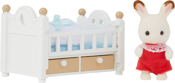 Sylvanian Families 5017 Chocolate Bunny Baby With Cot - Casa de păpuși Playset Multicolor