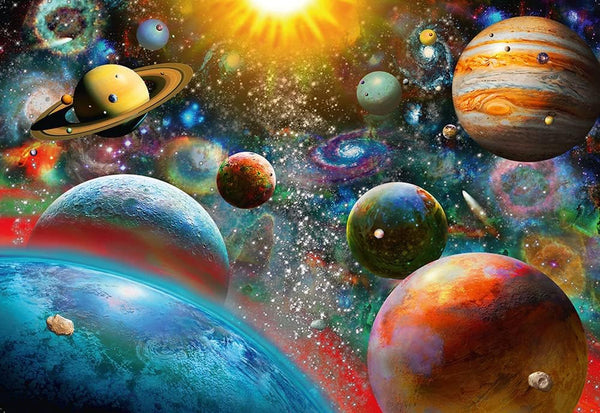 Ravensburger Puzzle 19858 - Planete - Puzzle de 1000 de piese pentru adulți și copii de la 14 ani, puzzle cu motiv spațial