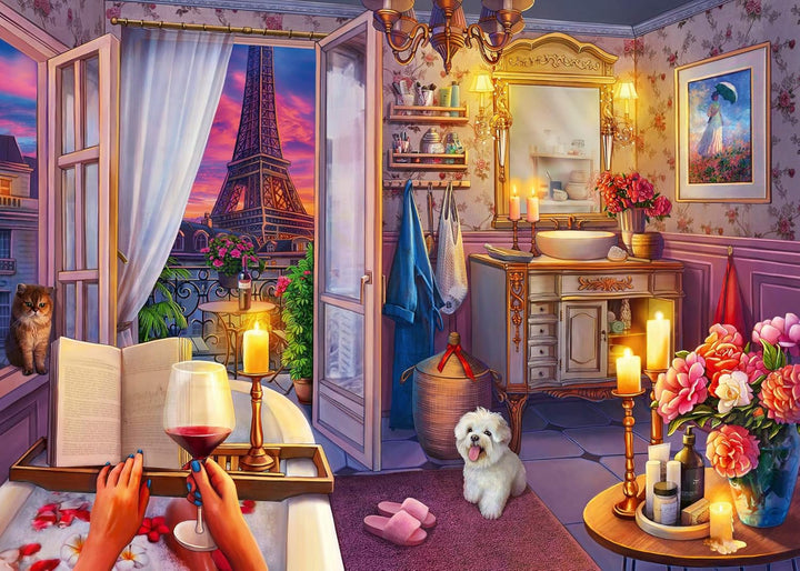 Ravensburger Puzzle - în cadă - 500 piese Gold Edition
