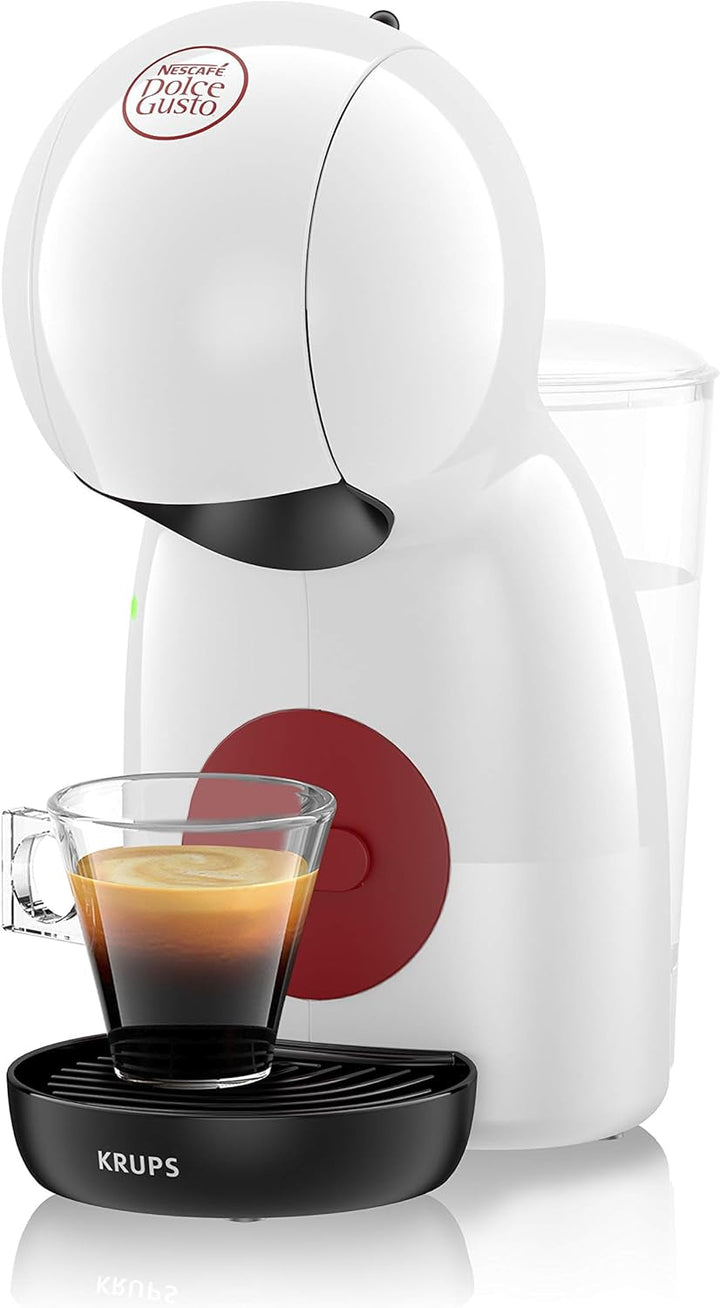 NESCAFÉ Dolce Gusto Piccolo XS by KRUPS, Aparat de cafea cu capsule, 15 bar, Rezervor de apă 0.8L, Mod de economisire a energiei, Se potrivește în orice bucătărie datorită amprentei reduse, Băuturi calde și reci, Antracit, KP1A3B