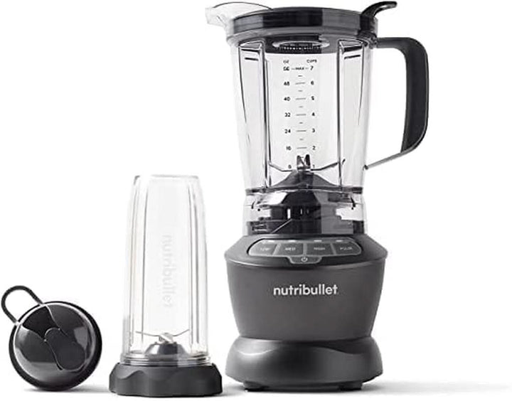 Nutribullet Full Size Blender, Elektrischer Mixer, Multifunktionaler Stabmixer, Professioneller Mixer, 1000 Watt Leistung, 1,6L Becher, Grau, NBF450DG