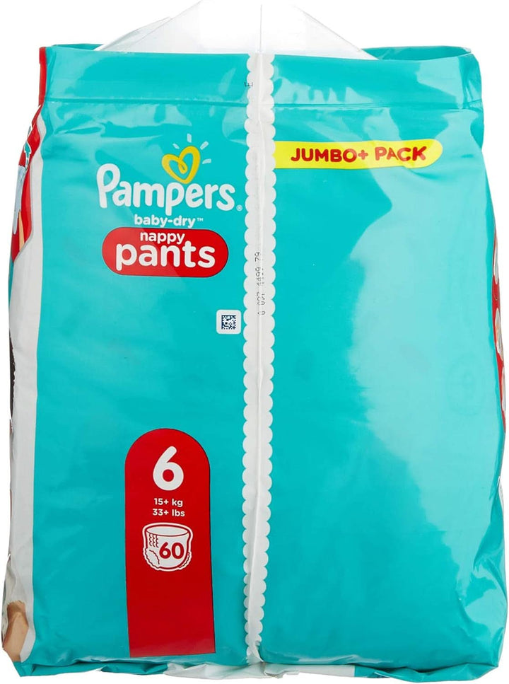 Pampers 81714245 Baby-Dry Pants Windelhose, Weiß