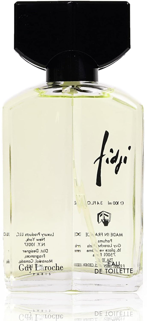 Guy Laroche Fidji Eau De Toilette, Parfum pentru femei, Aromă revigorantă, vibrantă și florală, Cu ylang-ylang, iasomie și lemn de santal