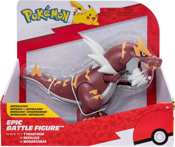 Pokemon PKW3422 - Figura Epic Monargoras, figură mobilă oficială, 30 cm