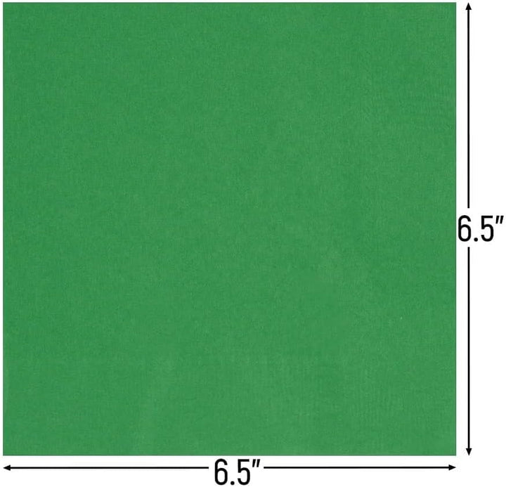 Șervețele de hârtie - 16,5 cm - Verde smarald - Pachet de 20 bucăți