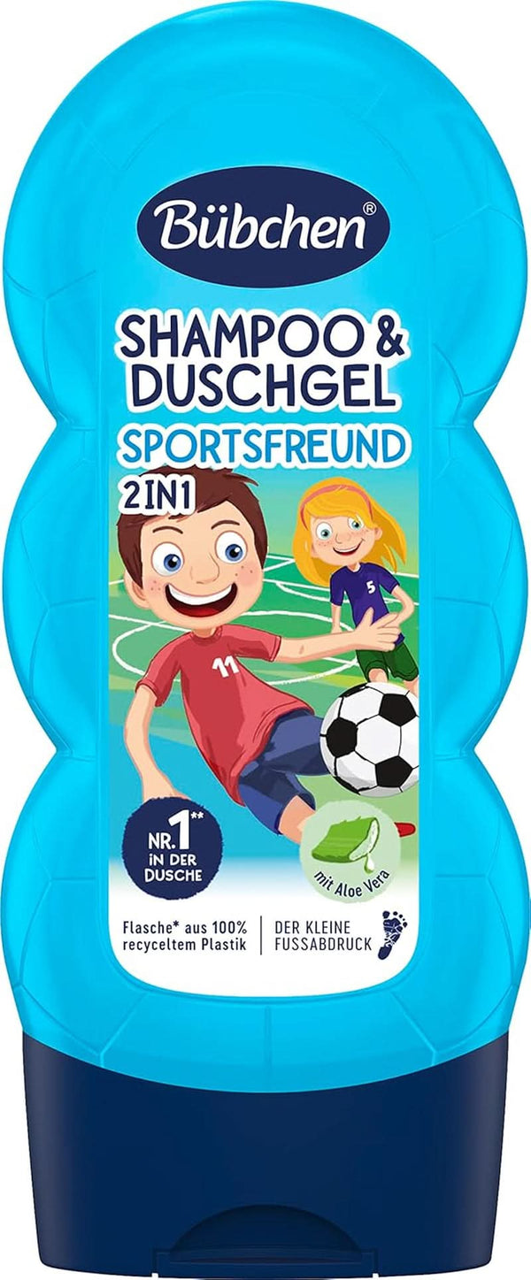 Bübchen Sportsfriend 2In1, Șampon și gel de duș, 230 ml