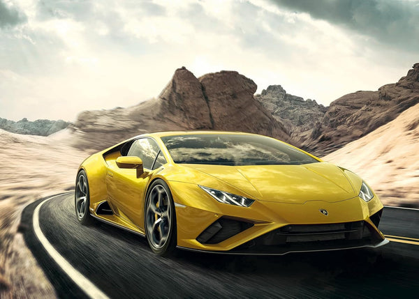 Ravensburger Puzzle 12000195 - Lamborghini Huracán EVO RWD - puzzle jigsaw de 1000 de piese pentru adulți și copii de peste 14 ani, cadou pentru fanii Lamborghini