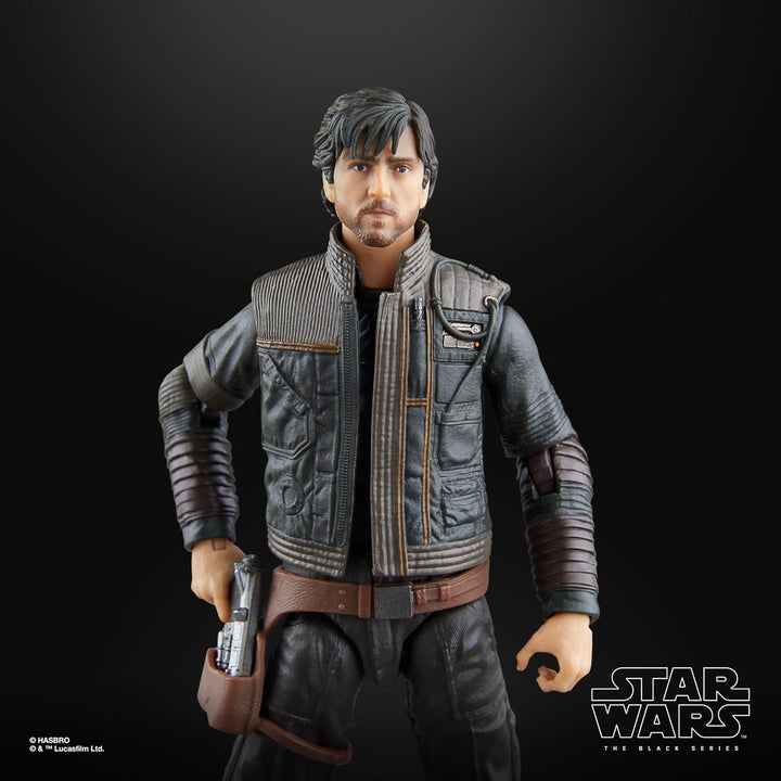 Star Wars Seria Neagră Cassian Andor Andor Figura de acțiune de colecționat, 15 cm