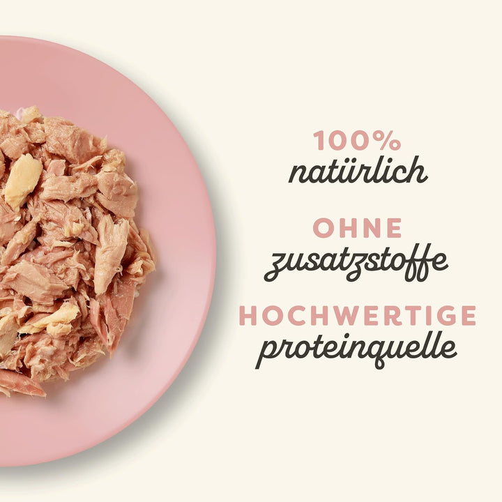 Applaws 100% hrană umedă naturală pentru pisici, file de ton cu somon în bulion - pachet cu 12 pungi x 70G