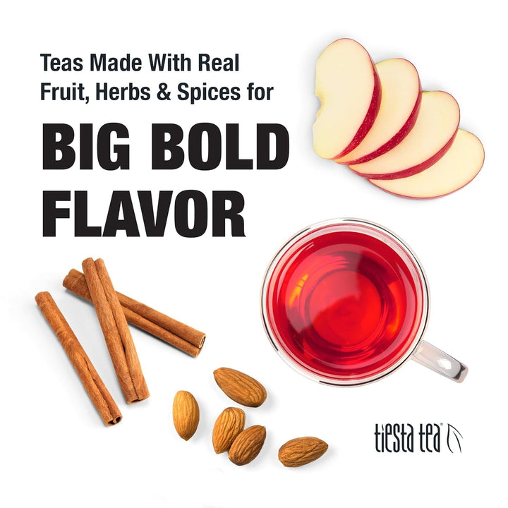 - Nutty Almond Cream | Premium Loose Leaf | Cinnamon Almond Herbal Tea Blend | Non-Caffeinated | Make Hot or Iced & Brews up to 25 Cups | 2.1 Ounce Resealable Pouch Tea USA Naty Shop