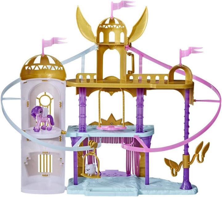 My Little Pony F2031, a New Generation Royal Gala Collection, jucării pentru copii, 9 figurine ponei, 13 accesorii, poster