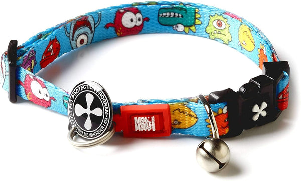 Zgarda Smart ID pentru pisici Max & Molly Urban Pets - Little Monsters - mărime 1