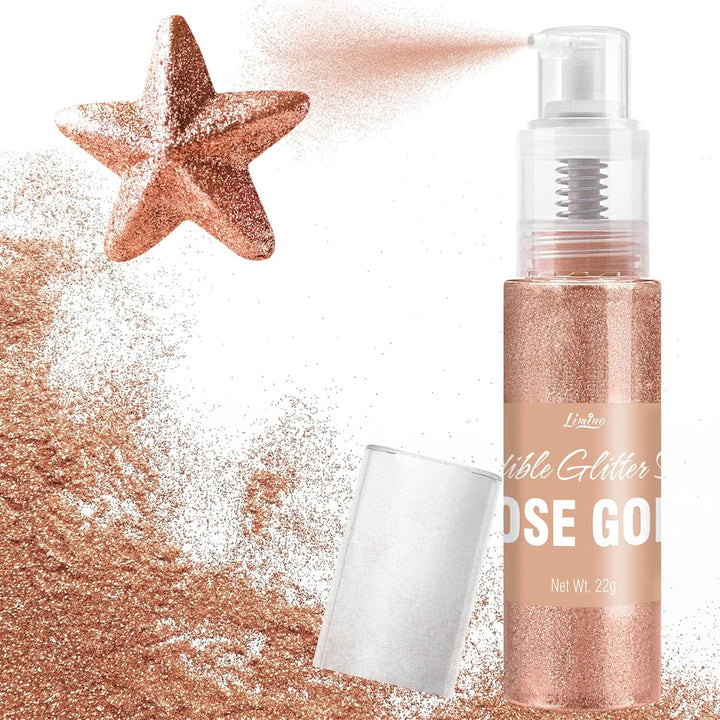 Glitter comestibil, spray, diverse culori, 22 grame