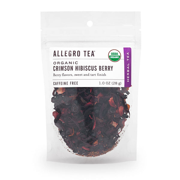 Allegro Tea, Organic Crimson Hibiscus Berry, Loose Leaf Tea, 1 Oz Tea USA Naty Shop Hibiscus 1 Ounce (Pack Of 1)