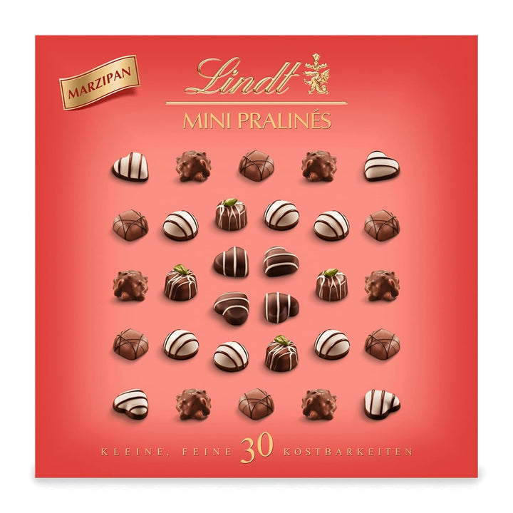 Lindt Schokolade - Nougat Mini Pralinés | 165 G | -Schachtel Mit 36 Pralinen in 9 Ausgewählten, Exquisiten | Pralinengeschenk | Schokoladengeschenk | 1Er Pack