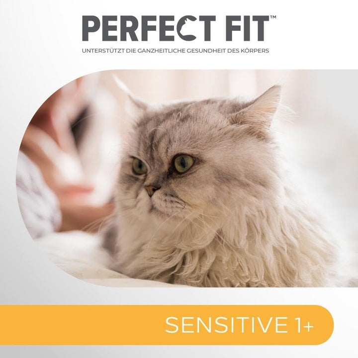 Hrană uscată pentru adulți PERFECT FIT pentru pisici sensibile de peste 1 an - curcan, 7 kg (1 pungă)