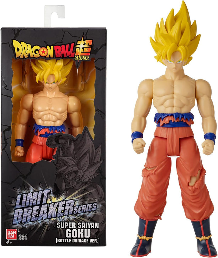 BANDAI - Dragon Ball Super - Giant Limit Breaker Figure 30 Cm - Super Saiyan Vegeta Blue - Licența oficială Dragon Ball - Figură Vegeta mare articulată - Jucărie pentru copii 4+ ani - 36732