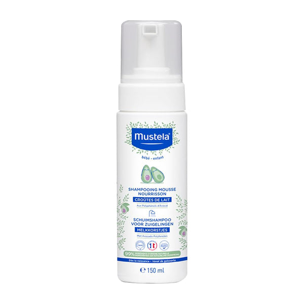 Șampon mousse pentru cruste de lapte, păr, bebeluși, copii, întreaga familie - Ajută la îndepărtarea crustă de lapte, curățare delicată, fără usturime (150ml)