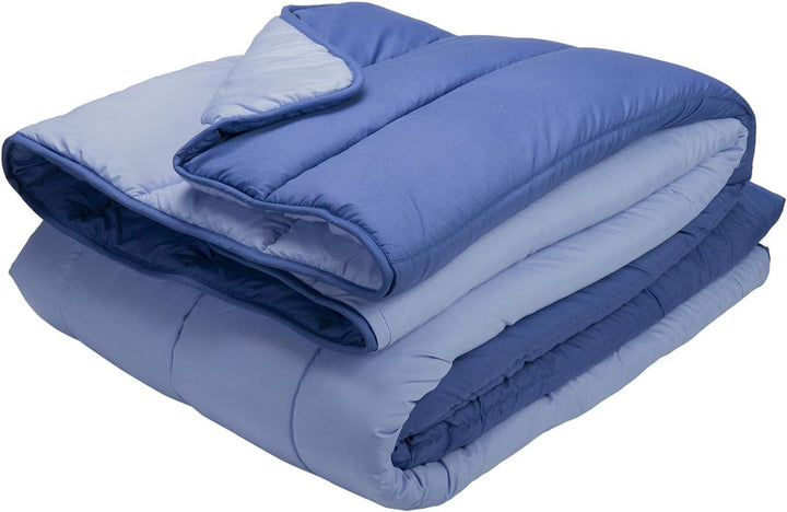 Pikolin Home - Plapumă reversibilă 300 G - umplutură nordică bicoloră - pentru pat 100/105 - confortabilă, caldă, respirabilă, verde, 180 X 220 cm