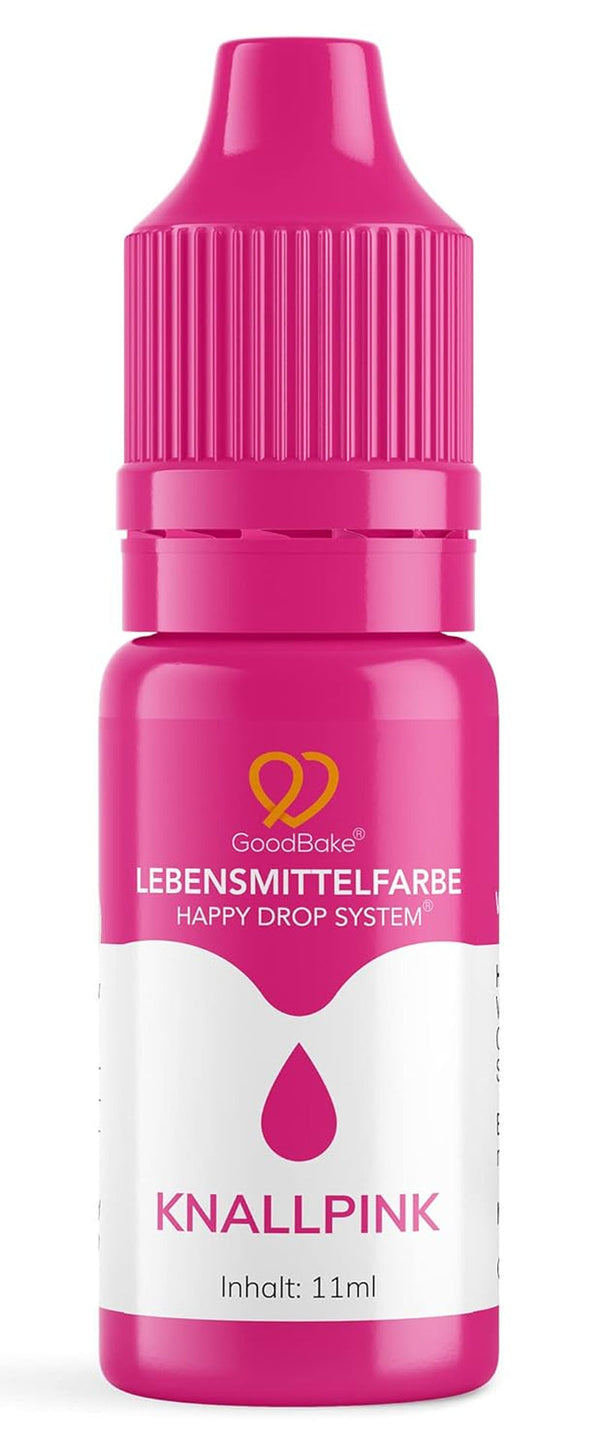 Colorant alimentar roz Goodbake (11 ml) – Colorant alimentar intens – Culoare foarte concentrată – Pentru colorarea prăjiturilor, fondantului, cremei de unt, băuturilor, slime-ului și multor altor obiecte. 100% vegan