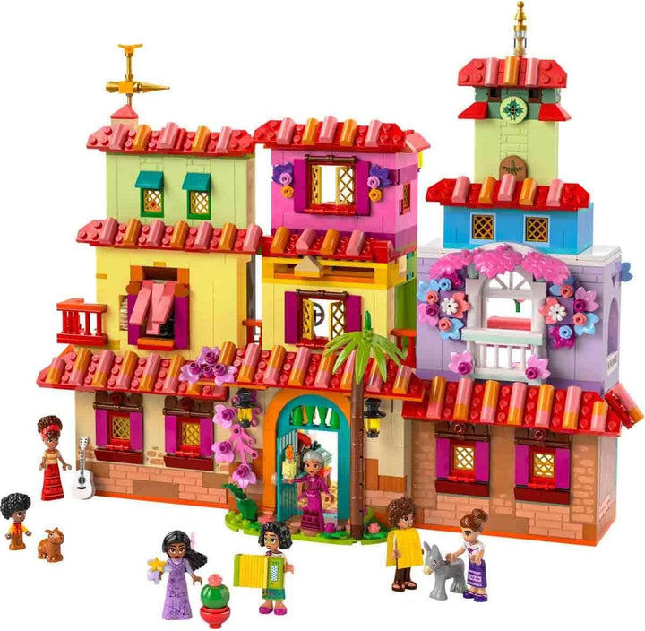 LEGO Ç€ Disney Encanto Casa magică a Madrigalilor, Casa de păpuși pentru copii cu figura de joc Mirabel, jucărie de construcție pentru fete și băieți de la 7 ani 43245