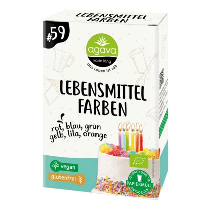 Lebensmittelfarben 6 X 8 G