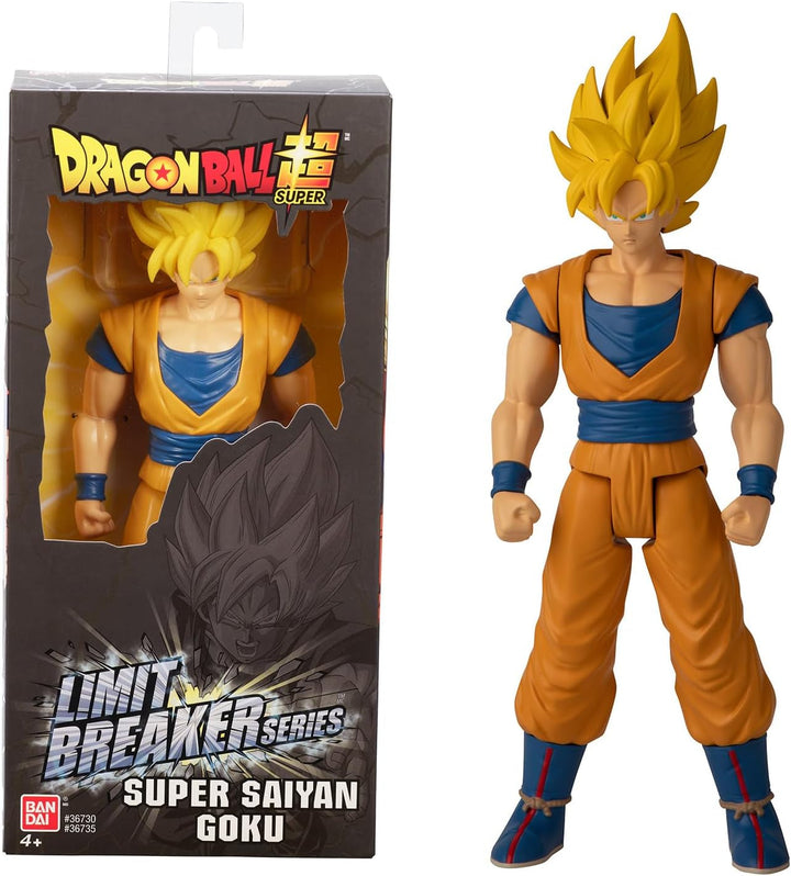 BANDAI - Dragon Ball Super - Giant Limit Breaker Figure 30 Cm - Super Saiyan Vegeta Blue - Licența oficială Dragon Ball - Figură Vegeta mare articulată - Jucărie pentru copii 4+ ani - 36732