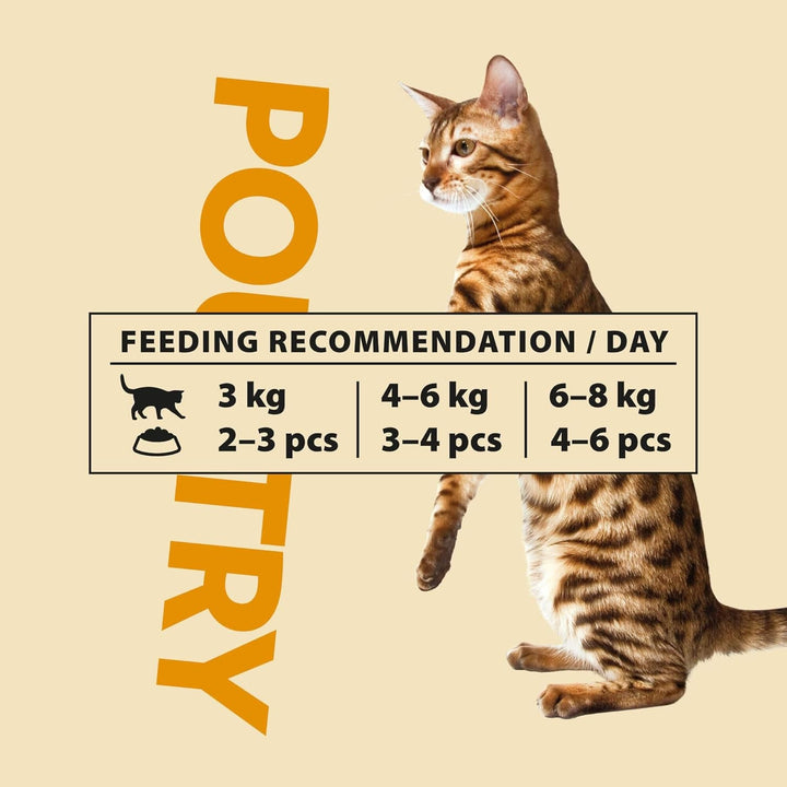 Primacat - Hrană umedă Classic pentru pisici, cu aromă de pasăre în sos, 28 X 85 G