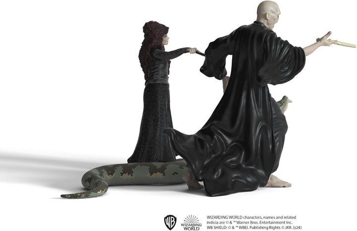 Schleich 42684 Lord Voldemort, Nagini & Bellatrix Lestrange, De la 6 ani, HARRY POTTER - figurină de joacă, 21 X 16 X 18 cm