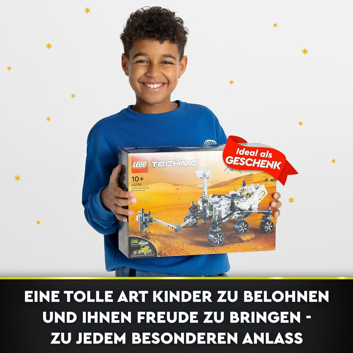 Set de jucării spațiale LEGO 42158 Technic NASA Mars Rover Perserverance cu aplicație Ar, jucărie științifică de construit pentru fete și băieți de la 10 ani în sus