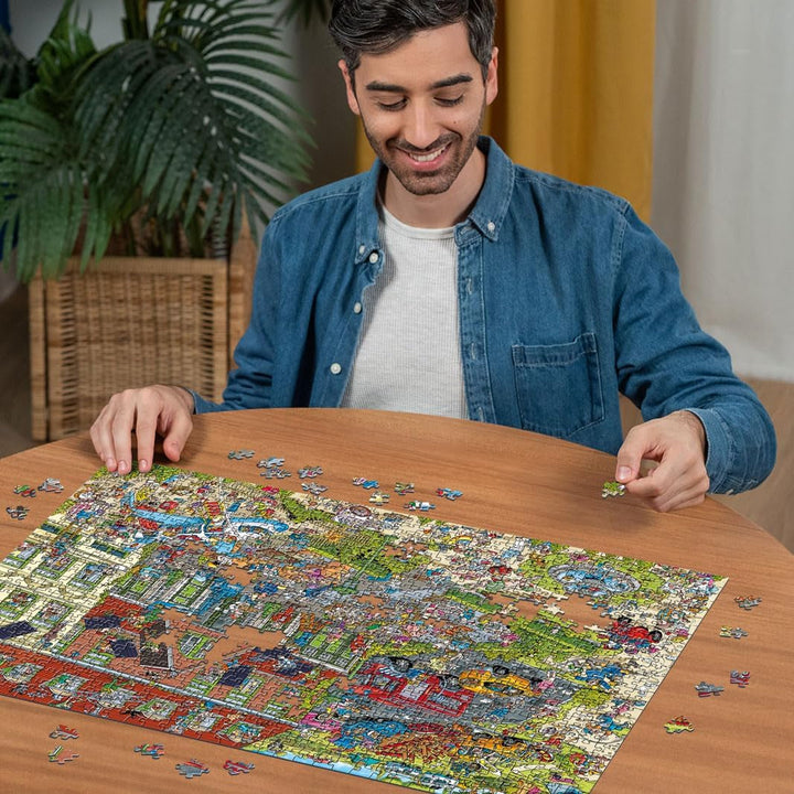 Ravensburger Puzzle 12000723 - Hotelul - Puzzle de 1000 de piese pentru adulți și copii de la 14 ani,